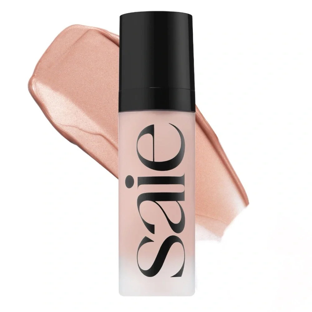 Saie Mini Glowy Super Gel Lightweight Dewy Illuminator “Roseglow”